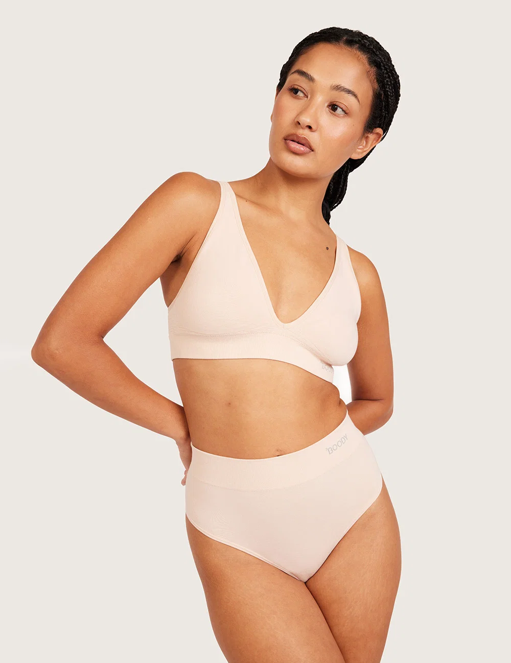 Plunge Bambu-BH utan Bygel