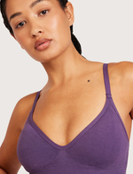 T-shirt-BH utan Bygel (B-DD) - Amethyst