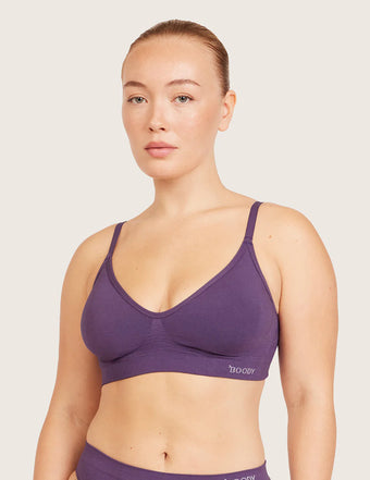 T-shirt-BH utan Bygel (B-DD) - Amethyst