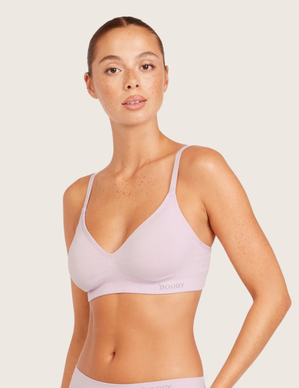 T-shirt-BH utan Bygel (B-DD) - Orchid