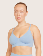 T-shirt-BH utan Bygel (B-DD) - Sky Blue