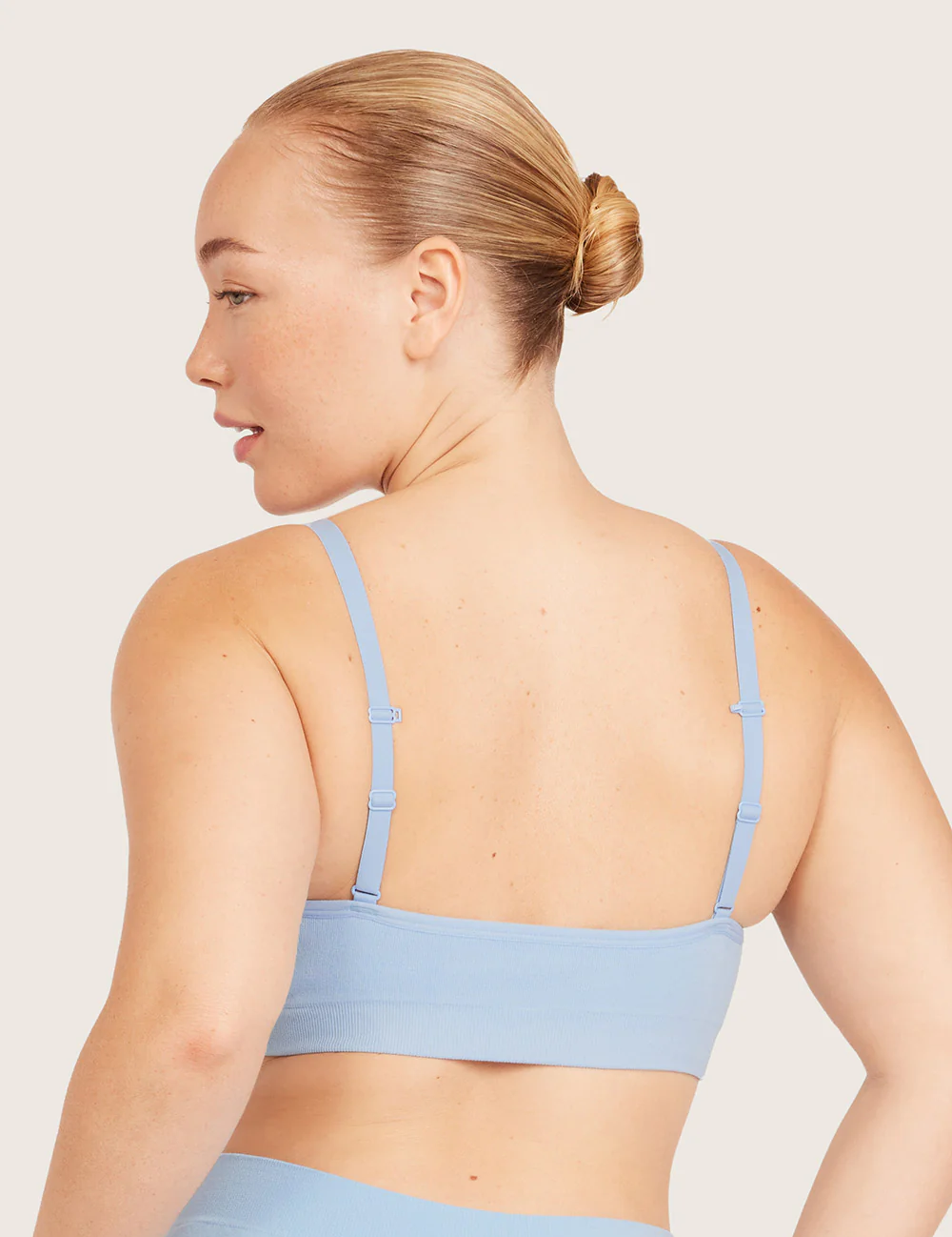 T-shirt-BH utan Bygel (B-DD) - Sky Blue