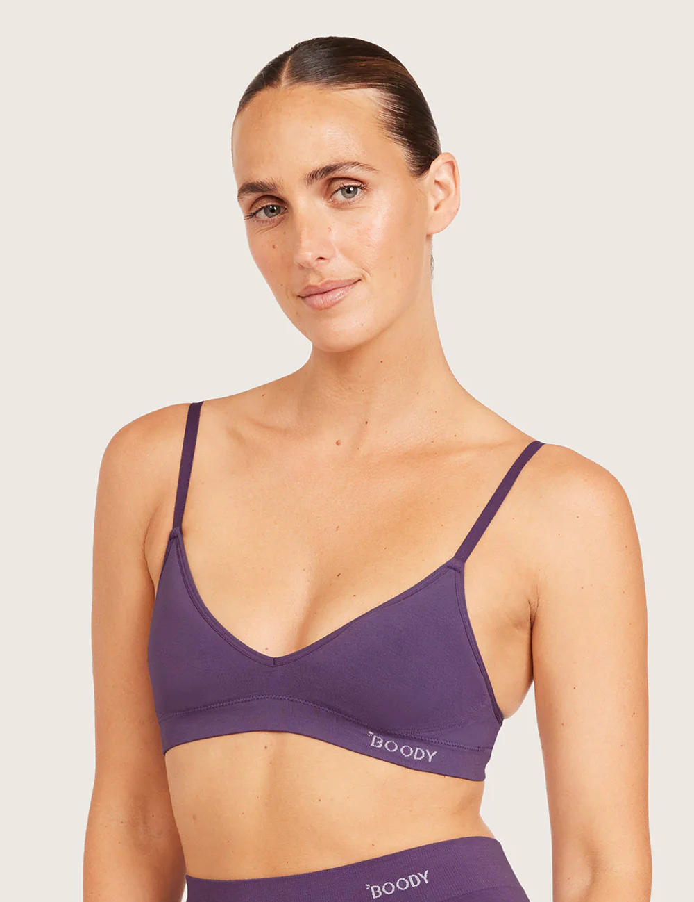 T-shirt-BH utan Bygel (AA-B) - Amethyst
