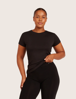 3-Pack Bas T-shirt med Rund Hals