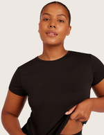 Bas T-shirt med Rund Hals