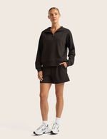 Sweatshirt med Halv Dragkedja