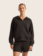 Sweatshirt med Halv Dragkedja