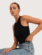 Ribbad Racerback Tank Top