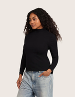 Ribbad Topp med Polokrage