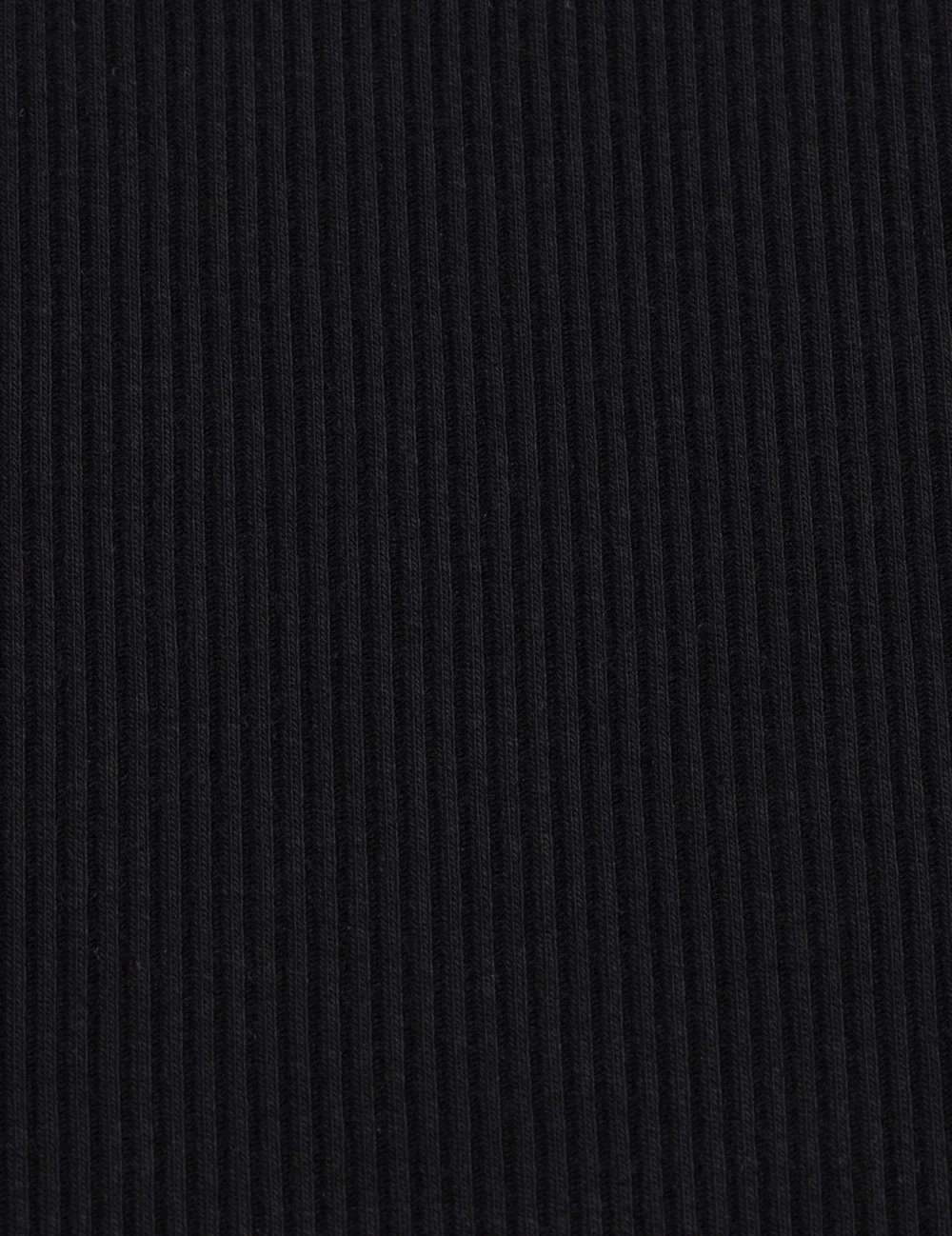 Ribbad Topp med Polokrage