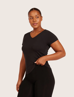 Bas T-shirt med V-Hals