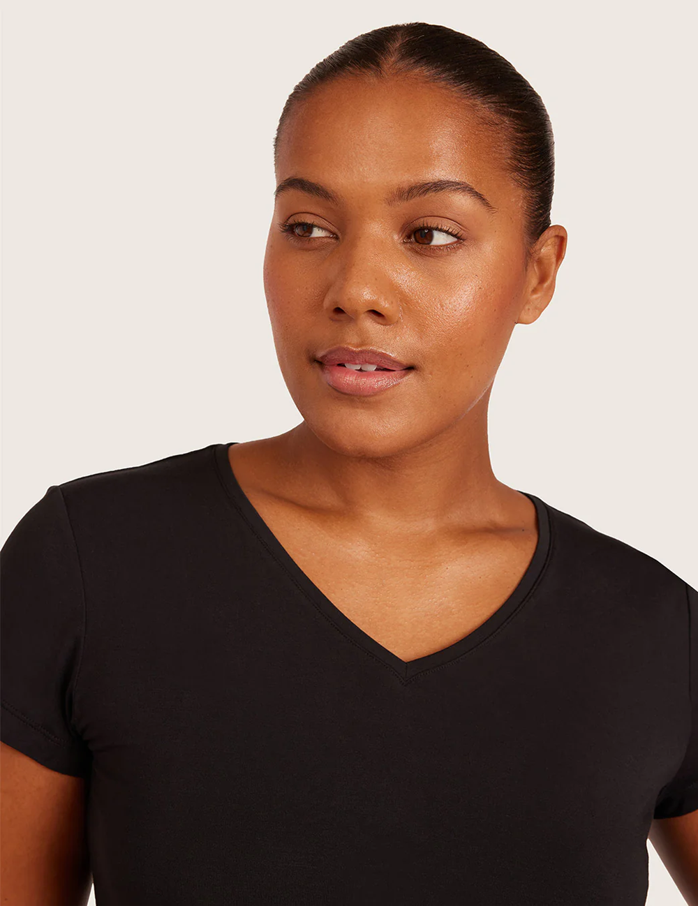 Bas T-shirt med V-Hals