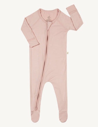 Baby Long Sleeve Onesie Rose - Boody Baby