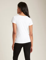 Women's V-Neck T-Shirt - Vit